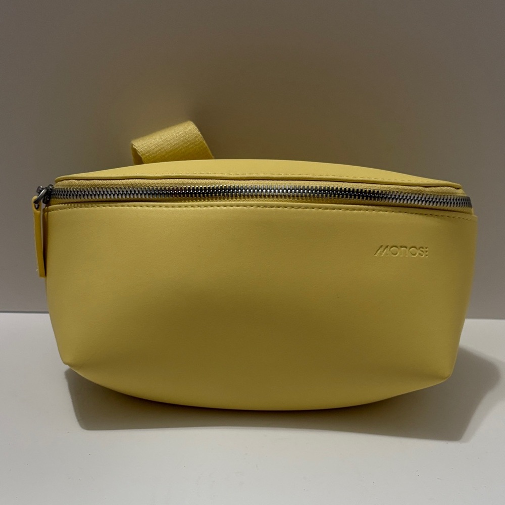 MONOS MAGNOLIA BAKERY CROSSBODY BAG IN BANANA PUDDING-SPECIAL EDITION